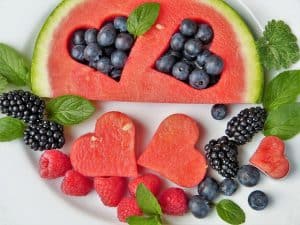 Fruit Watermelon Fruits Heart 